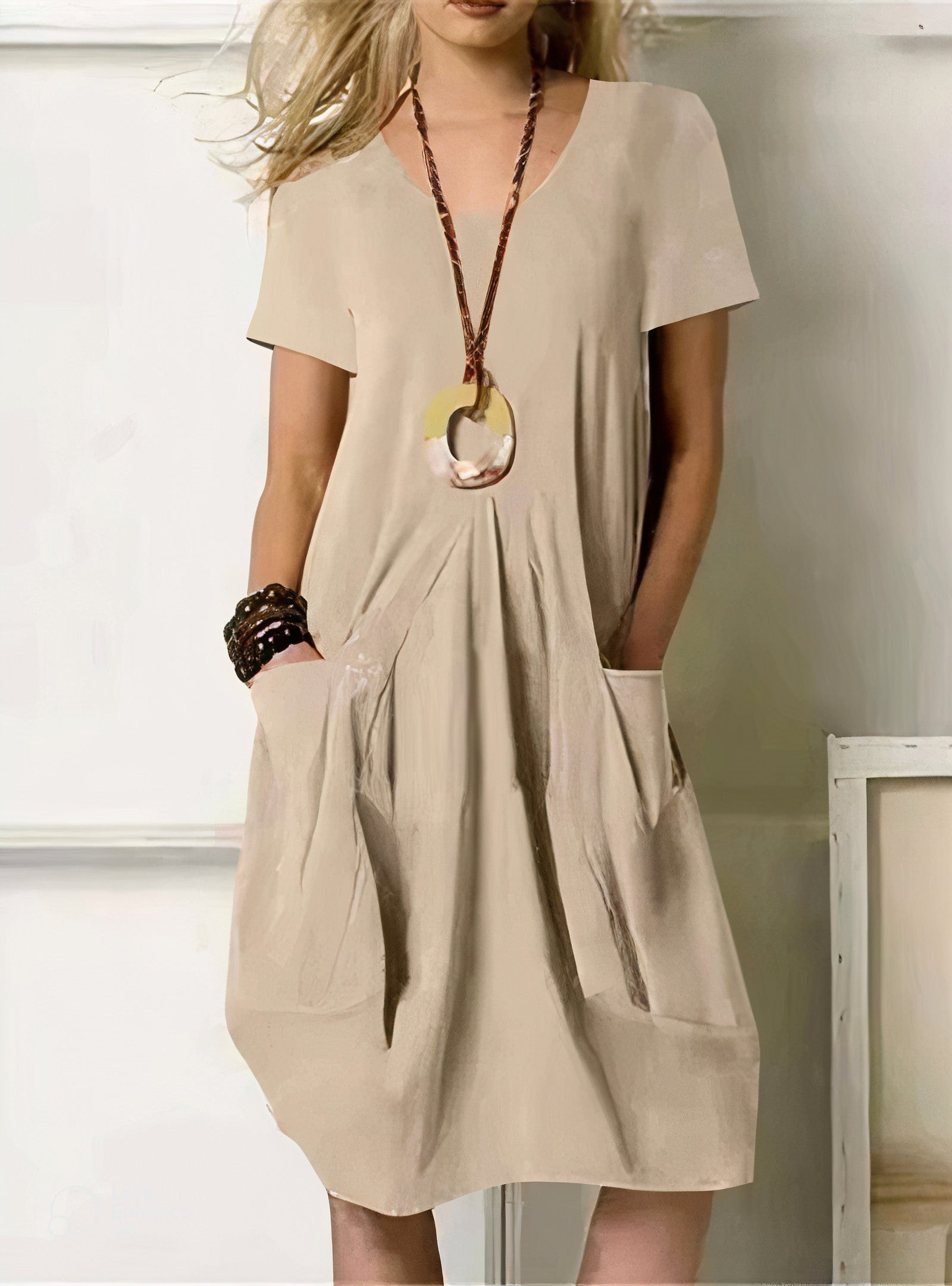 Beige / 4XL