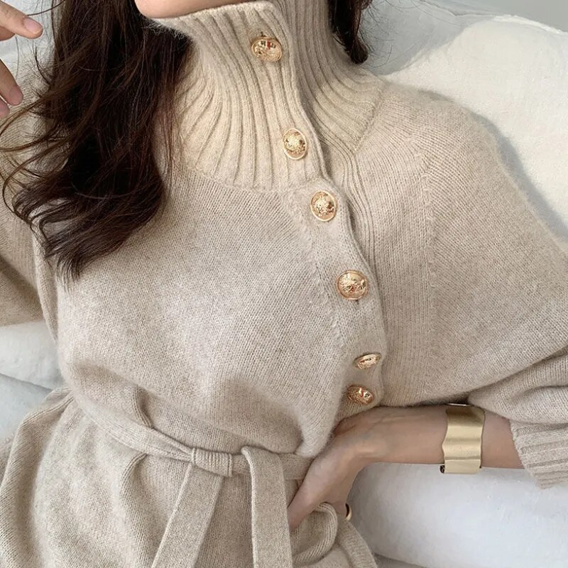 Lileth™ - Cozy Wrap Dress