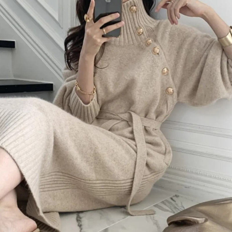 Lileth™ - Cozy Wrap Dress