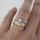 Set of Vintage Golden Eline Rings