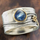 Bohemian gemstone meditation ring