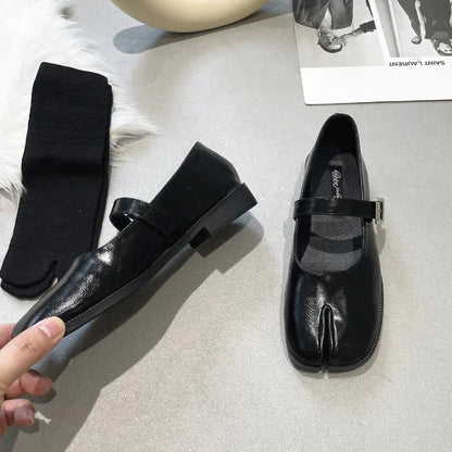 Mari™ | Leather Split Loafers