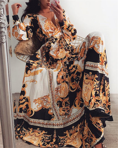 Valentina™ - Boho Printed Dress
